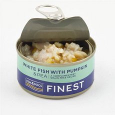 Fish4Dogs Finest Witvis met Pompoen & Erwt 12x85g